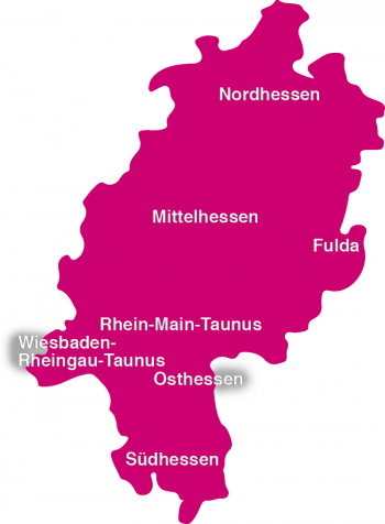 Karte regionen